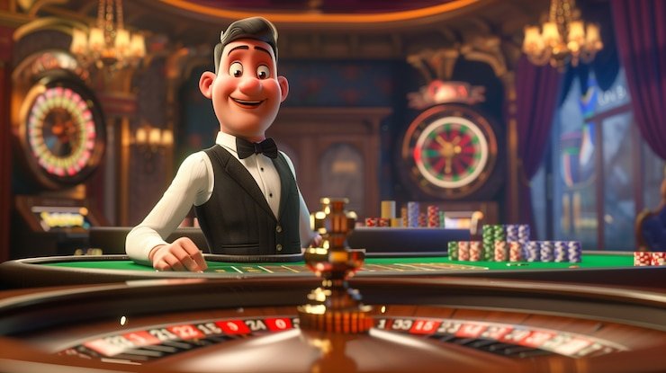 Wolf Gold slot game interface on buku erek showing 5-reel layout with moon symbols and payline structure